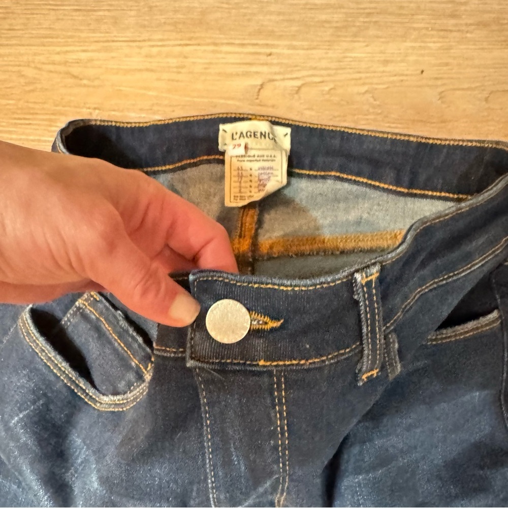 L'AGENCE High Rise Skinny Margot Jeans Size 29/8. NWOT w/ Minor Flaw - Picture 9 of 12